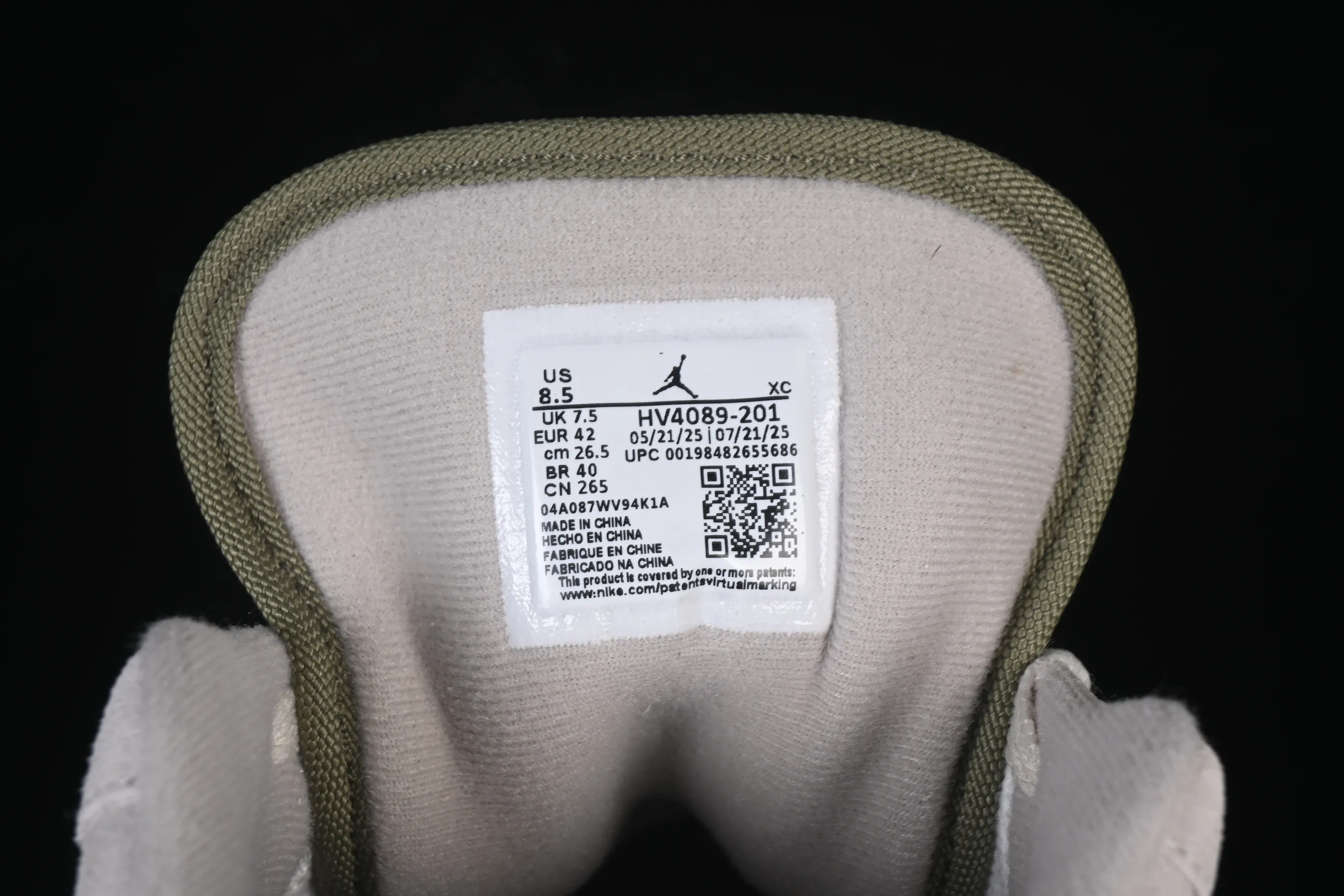 All categories Air Jordan Jordan series basketball shoes Air Jordan 1 Low Air Jordan 1 Low AJ1 Joe 1 meter green low-top cultural and casual sneakers HV4089-201